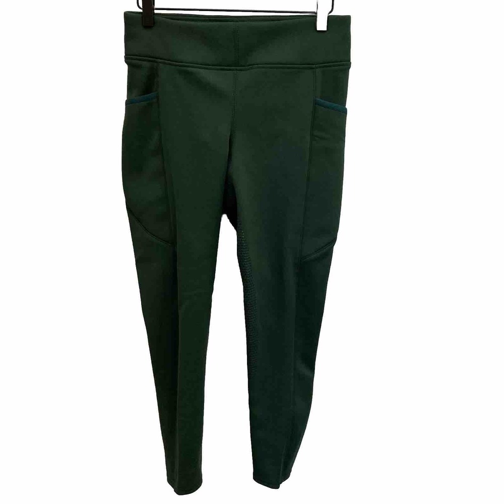 Riding Sport by Dover Saddlery Berlin Winter Tights Pants Womens Large Green NWT